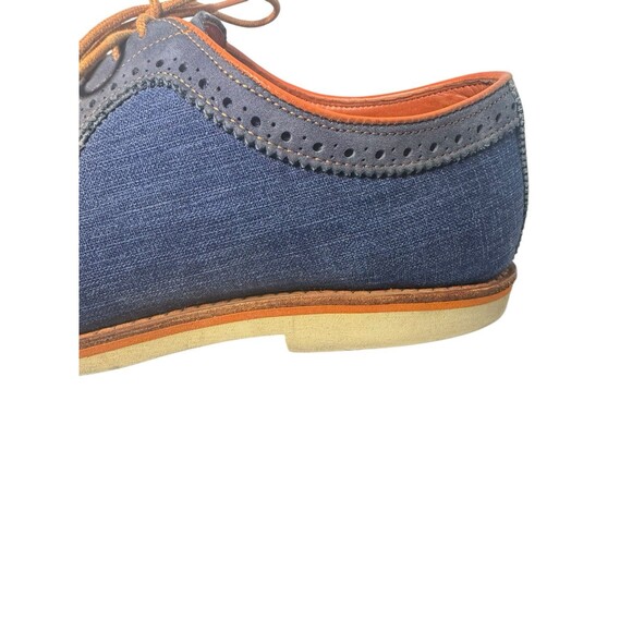 Allen Edmonds Baton Rouge Blue And Denim Cap Toe Dress Shoes 3711 US 12 B main image 15